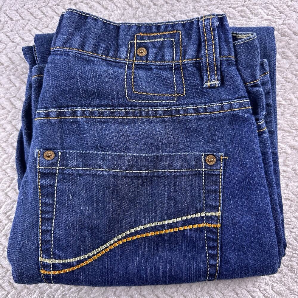 Y2K Vintage PJ Mark Jeans Wide Straight Leg 32 X‎ 32 Embroidered- EUC - Picture 15 of 15